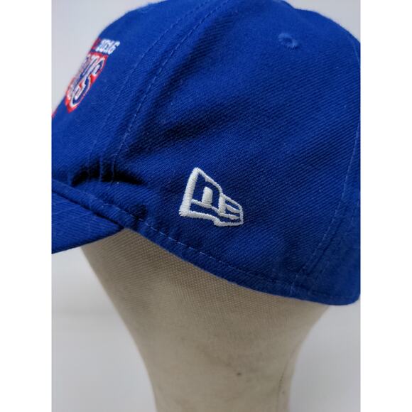 New Era 9Forty Strapback MLB 2016 World Series Champions Chicago Cubs Hat Blue - Picture 5 of 11